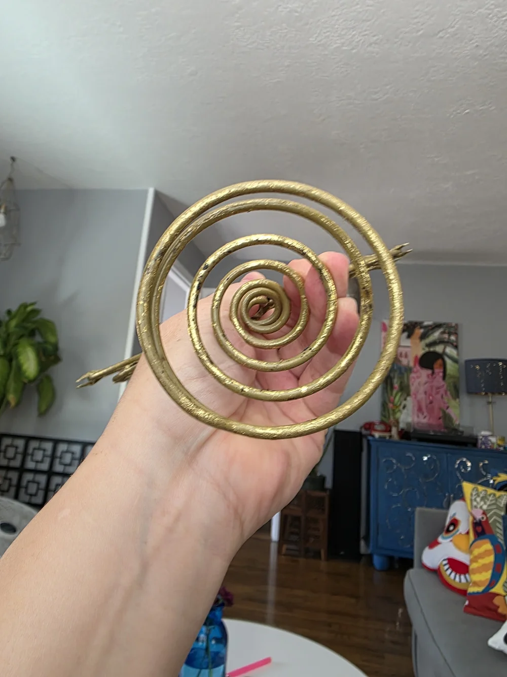 Anthropologie Hedy Tree Topper Stars Gold Celestial Starry Night Galaxy